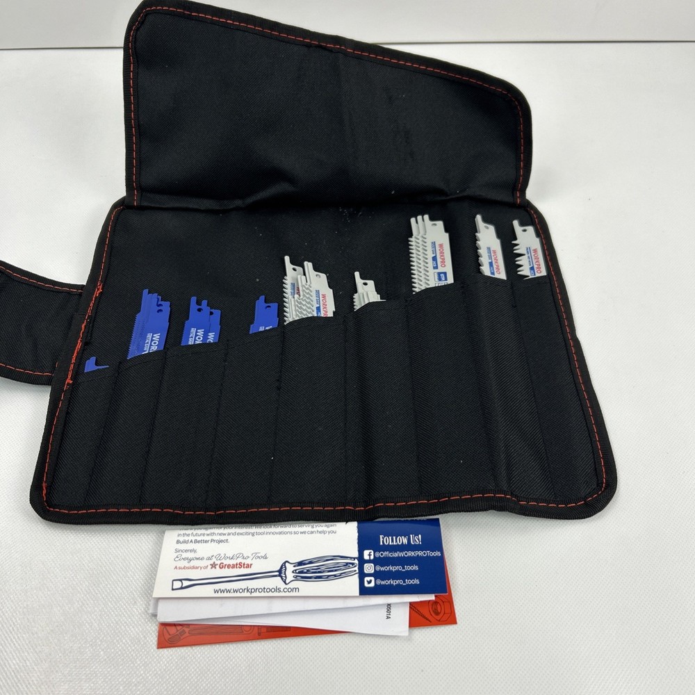 WORKPRO 32PC Reciprocating Saw Blade Set- New Open Box