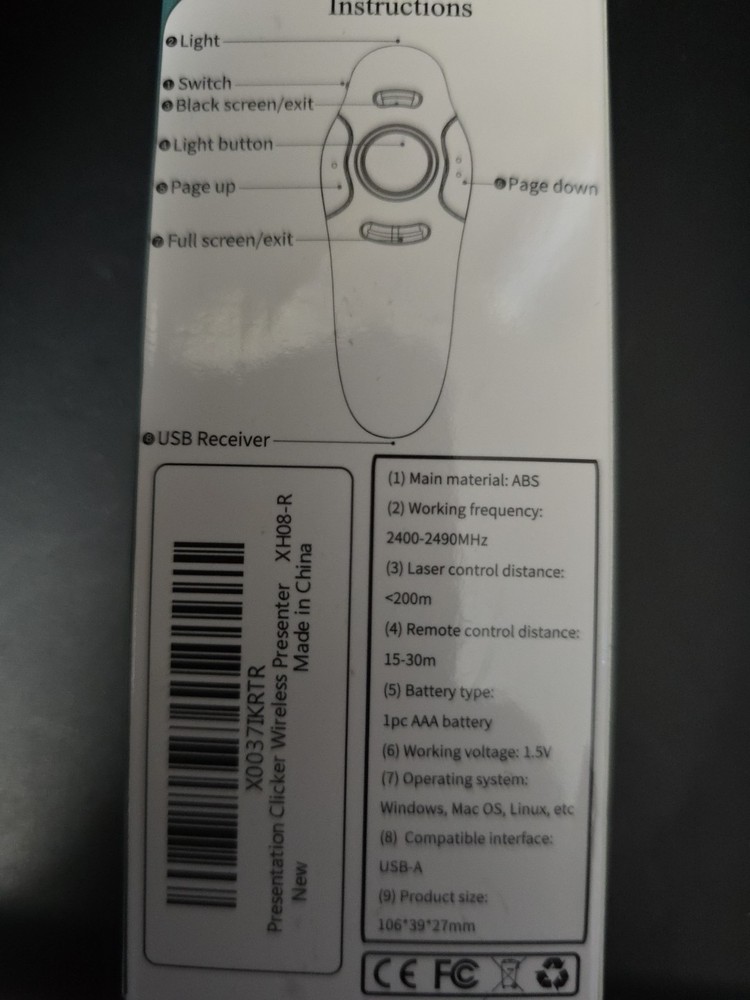 Presentation Clicker Wireless Presenter