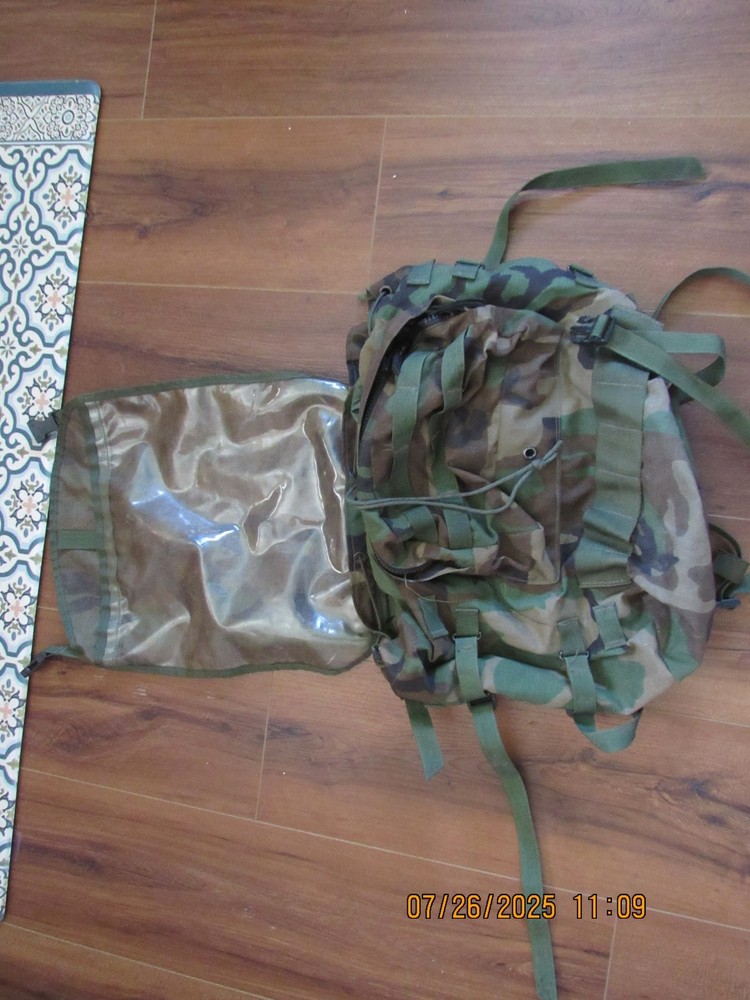 Military Medium Camo Pack Rucksack W/O Frame
