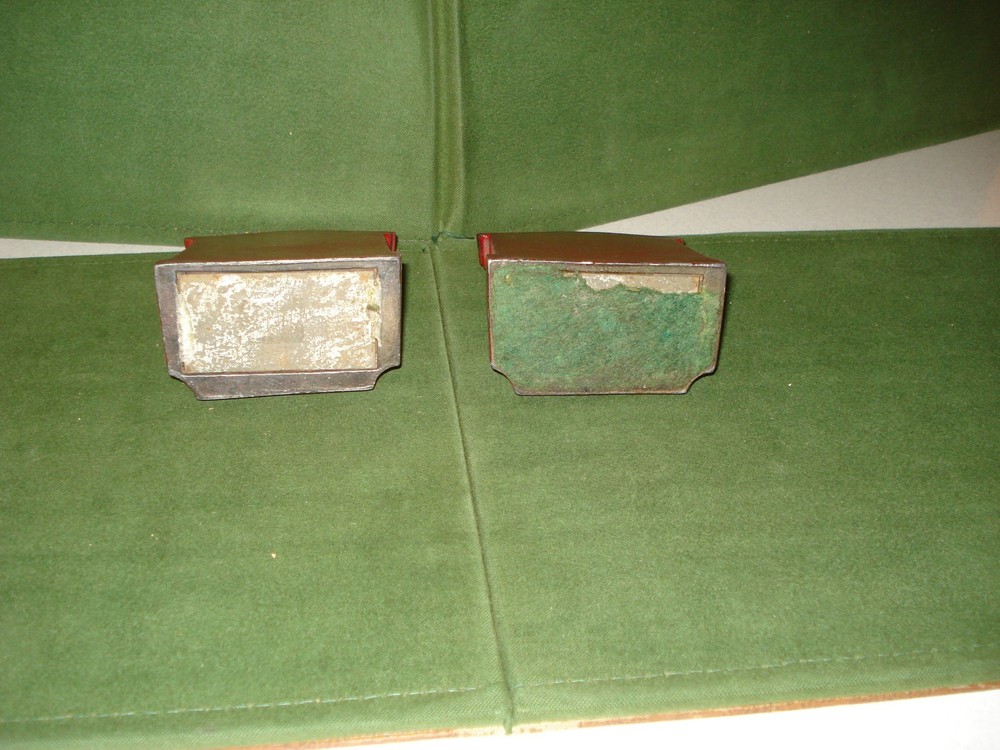 1922 MONK BOOKENDS by LVI, NICE SET