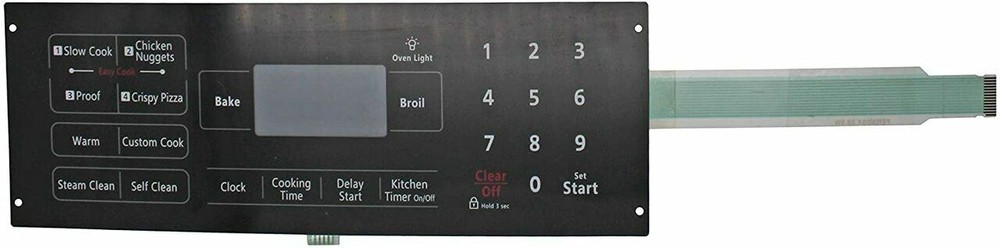 Membrane Switch Replace Compatible with Samsung Range Oven DG34-00014A