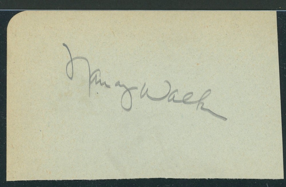 Nancy Walker Autograph