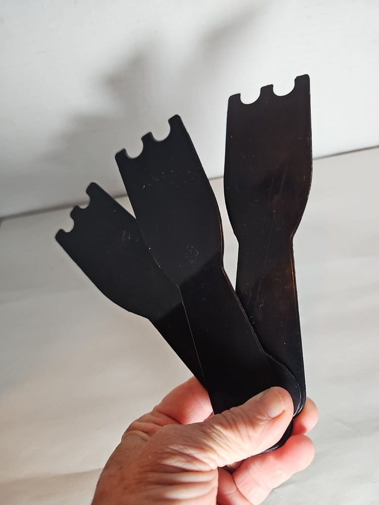 3 George Foreman Grill Black Spatula Fork Cleaner Replacement Part Cleaner Tools