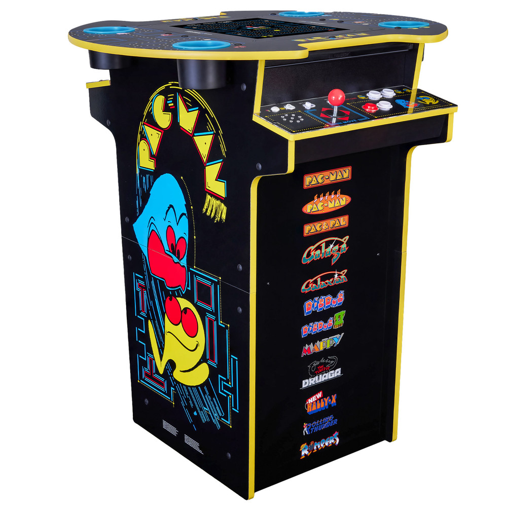Arcade1Up Pac-Man Pub Table Arcade Machine 12 Games Light Up Control Deck