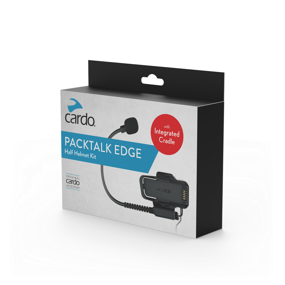 Cardo Pt Edge Half Helmet Kit Audio/Visual/Communication