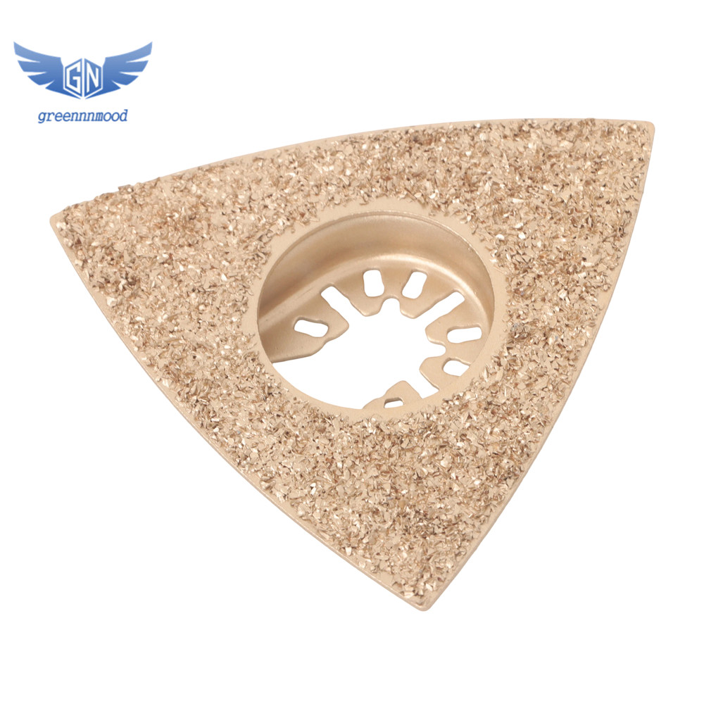 5Pack Oscillating Tool Blades Universal Triangular Carbide Grit Rasp Blades