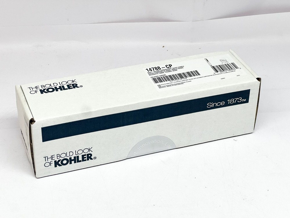 Kohler Shift Square multifunction 2.5gpm handshower Black handle Polished Chrome