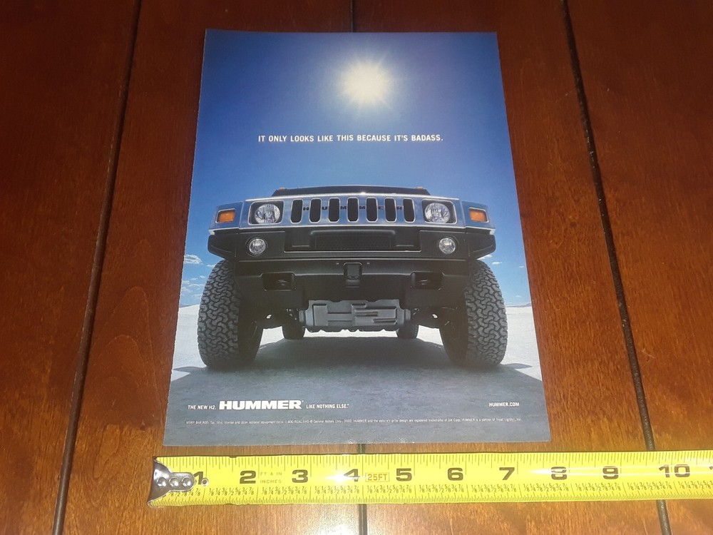 2003 HUMMER H2 ORIGINAL AD