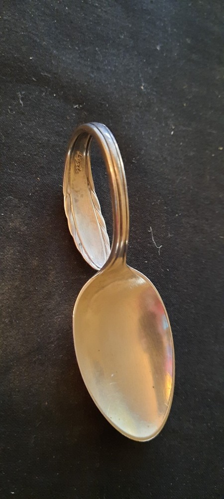 Vintage Silver Cup Spoon Silver Lyric