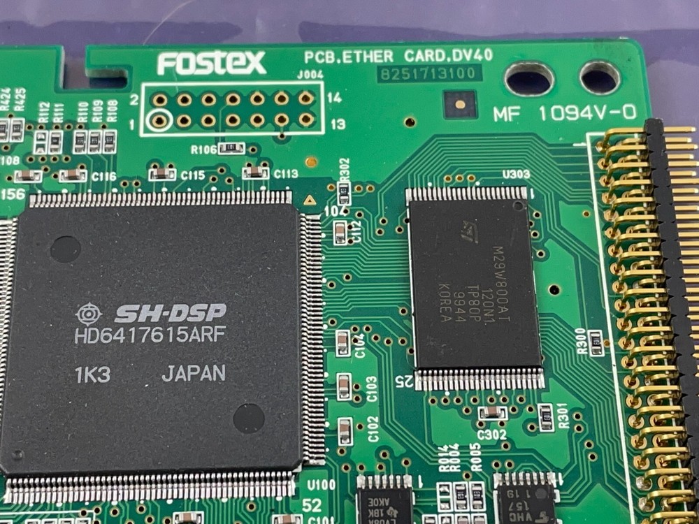 FOSTEX PCB.Ether Card DV40 8251713100 MF 1094V-0