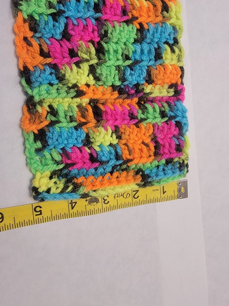 Handmade Bright Multicolor Scarf