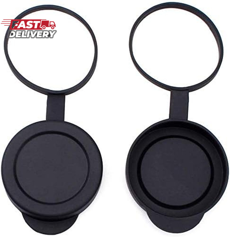 SVBONY Protective Rubber Objective Lens Caps for Fits Binoculars with Outer Diam