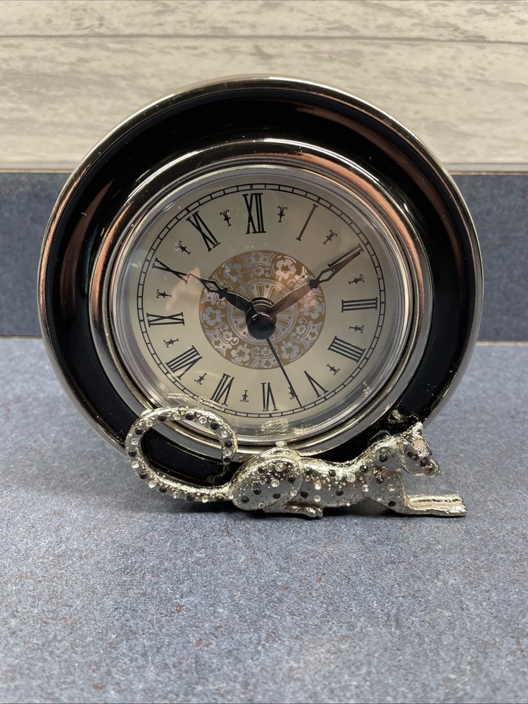 Leopard Desk Clock
