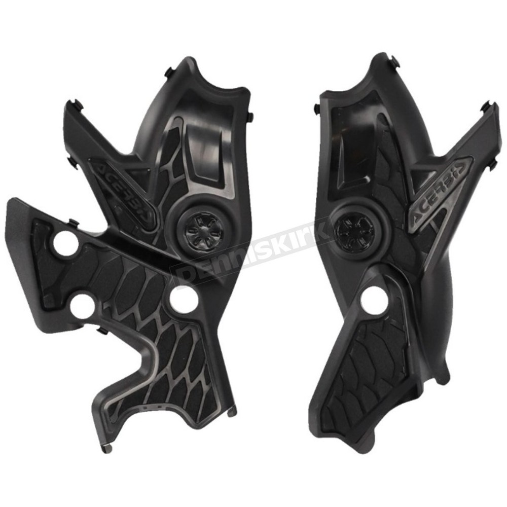 Acerbis Black X-Grip Frame Guards - 2911460001