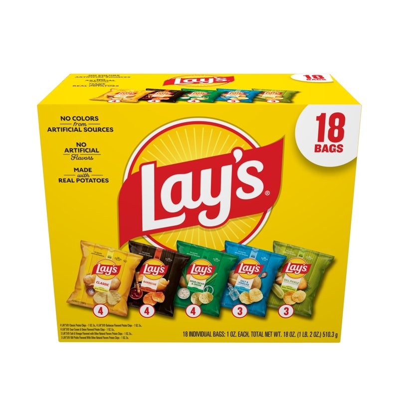 Lay's Snacks Mix Variety Pack, 1 oz, 18 Count
