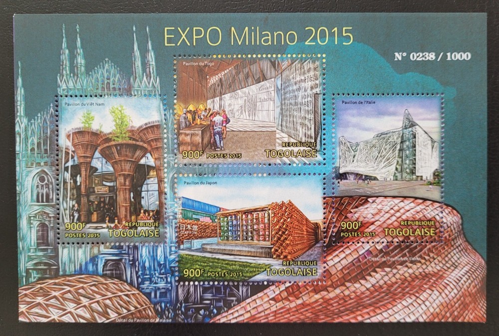 Togo 2015 / EXPO Milano 2015  / 4v ms