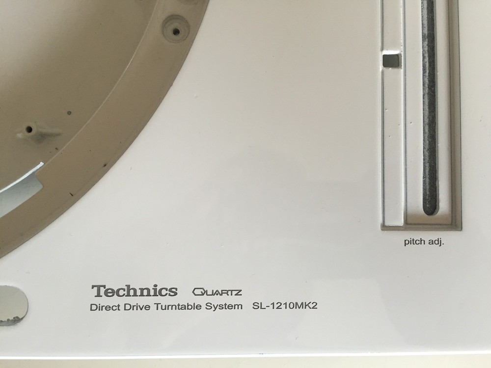 RESTORATION TRANSFER KIT for TECHNICS 1200 1210 MK2 (PRE LACQUER APPLICATION)