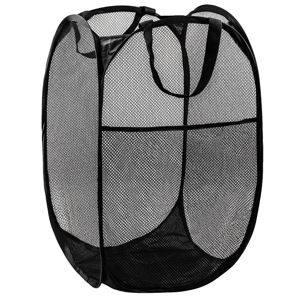 Pop Up Hamper, 1 PCS Mesh Pop Up Laundry Hamper, Foldable Mesh Laundry Basket...