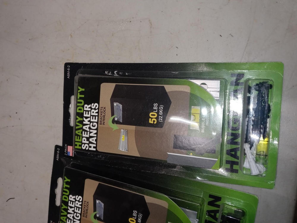 ** 3 Pack ** Hangman 6in. Bar Speaker Hanging Kit (ASM6-2)