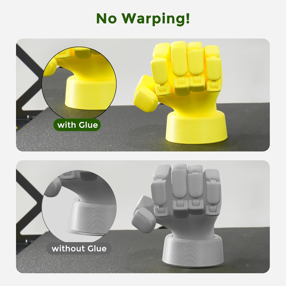 Printer Glue Sticks 4 Pack Enhanced First Layer Adhesion Reduce Warping on Hot B