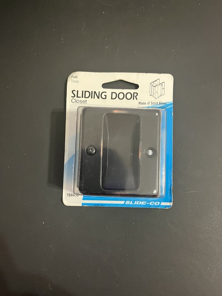 Slide-Co Closet Door Pull Handle 164430 Made Of Solid Brass