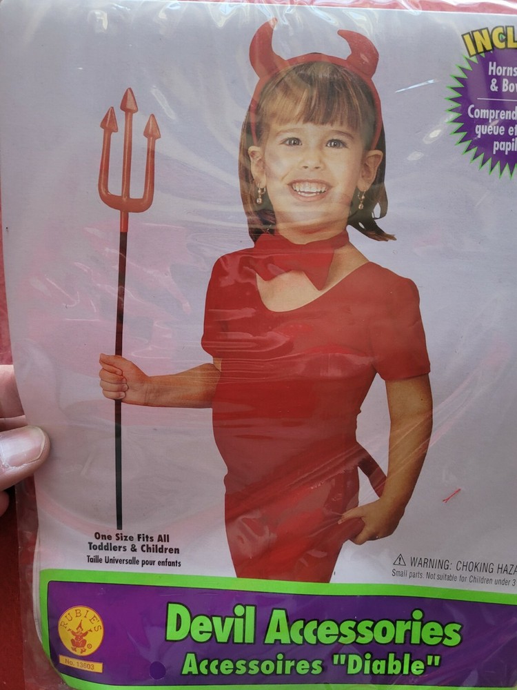 Children's Halloween Costume Devil Accessory Kit Rubies