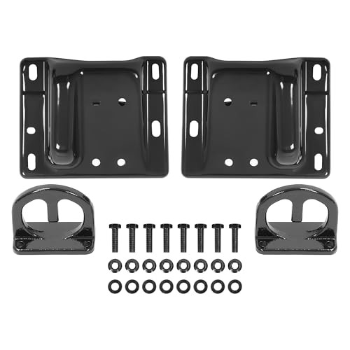 Left&Right Front Bumper Bracket Kit Compatible with 2003-2018 Dodge Ram 2500
