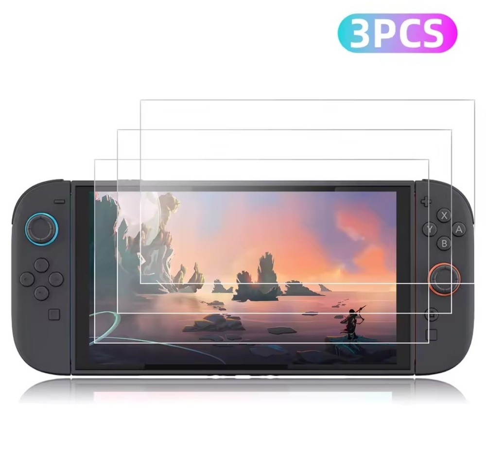 3 Pcs nintendo switch 2 tempered glass
