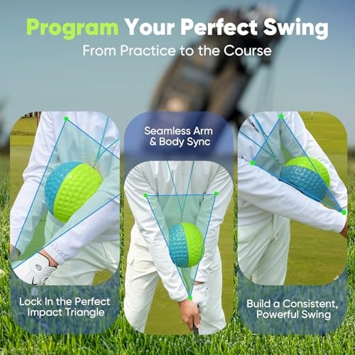 Golf Training Aid Ball for Impact Precision & Consistent Swings, Golf Swing