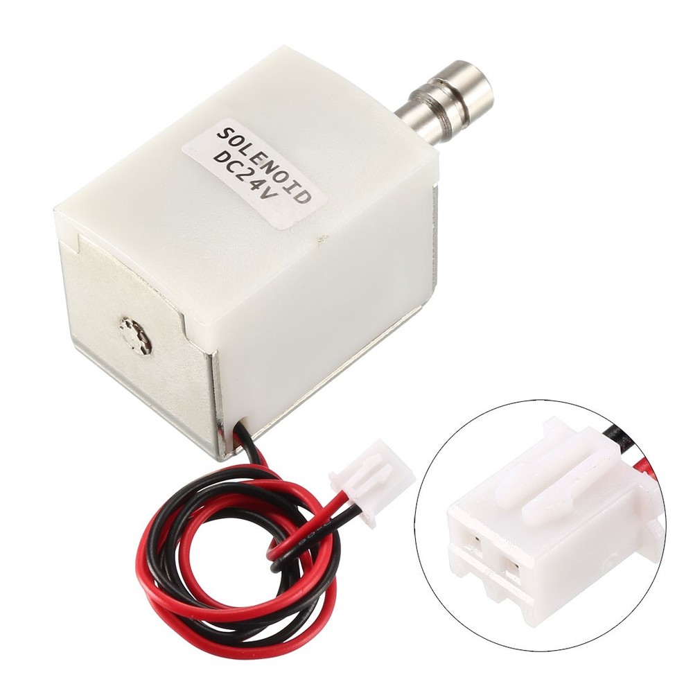 DC24V 1A 9.6MM Electromagnetic Solenoid Lock Push Pull Type