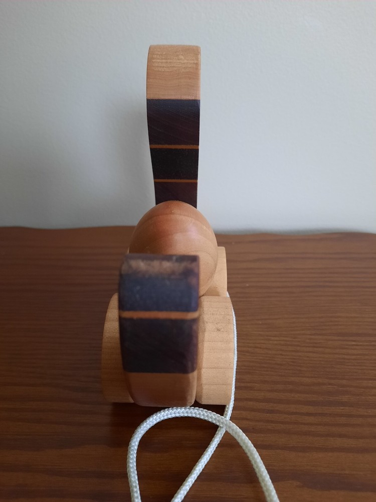 Handmade Duck And Egg Pull Toy. See Video. What a Fun Toy!