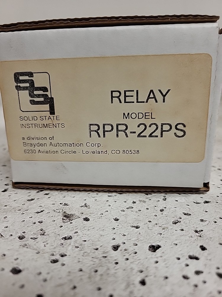 SOLID STATE INSTRUMENTS RPR-22PS Pulse Isolation Relay 120/208 VAC