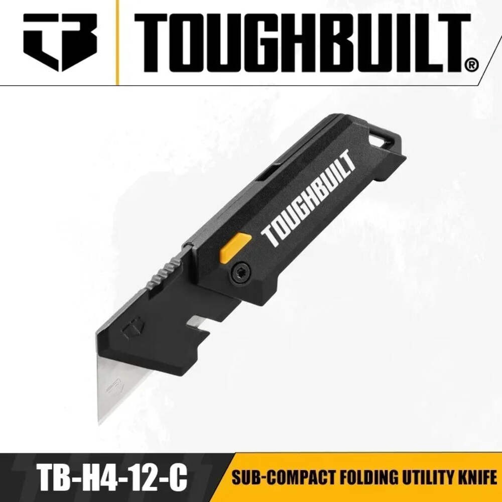 ToughBuilt Sub-Compact Folding Utility Knife - Durable & Versatile Tool
