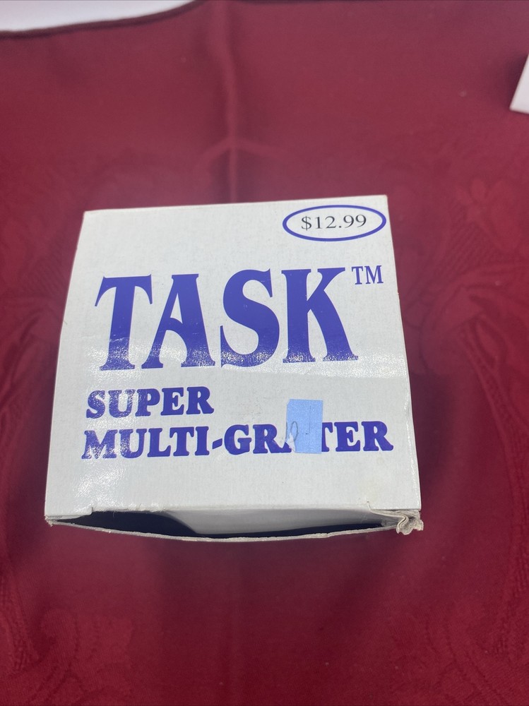 Task~ Super Multi-Grater ~ Cheese~Food~ Kitchen Tool~ Original Box~New