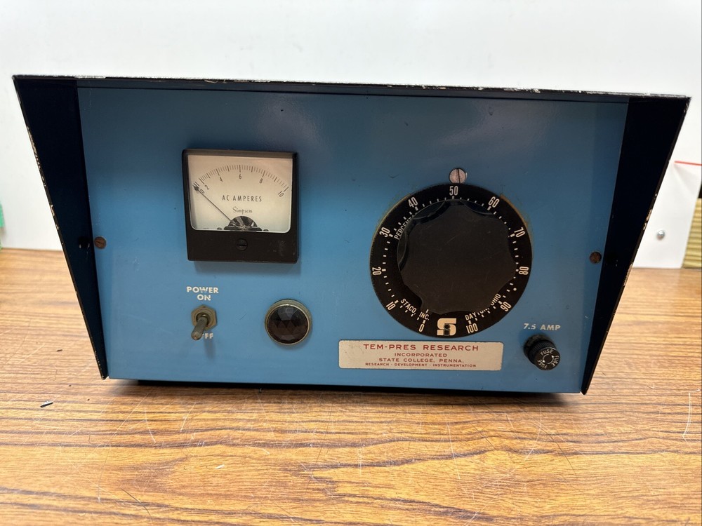 Staco Type 1010 Variac Variable Autotransformer With Ammeter
