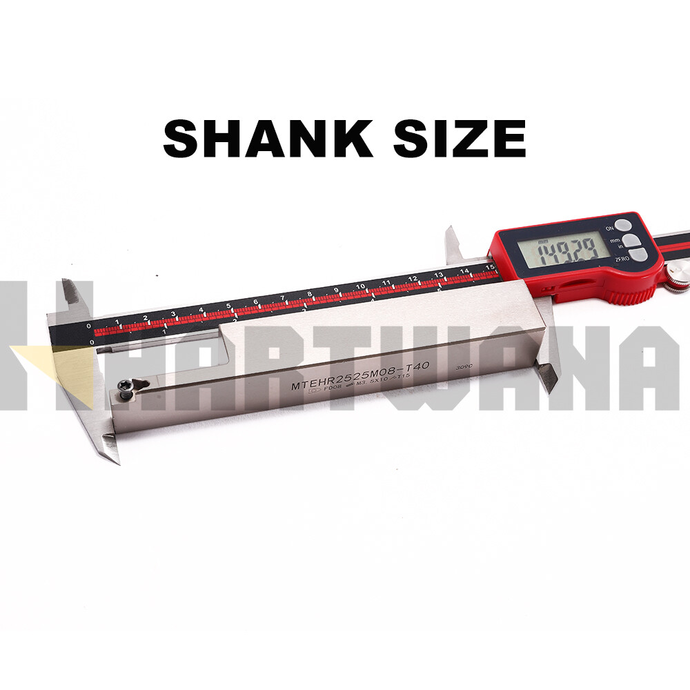 Grooving Inserts Width 8mm Indexable Lathe Grooving Turning Tool Holder 25mm