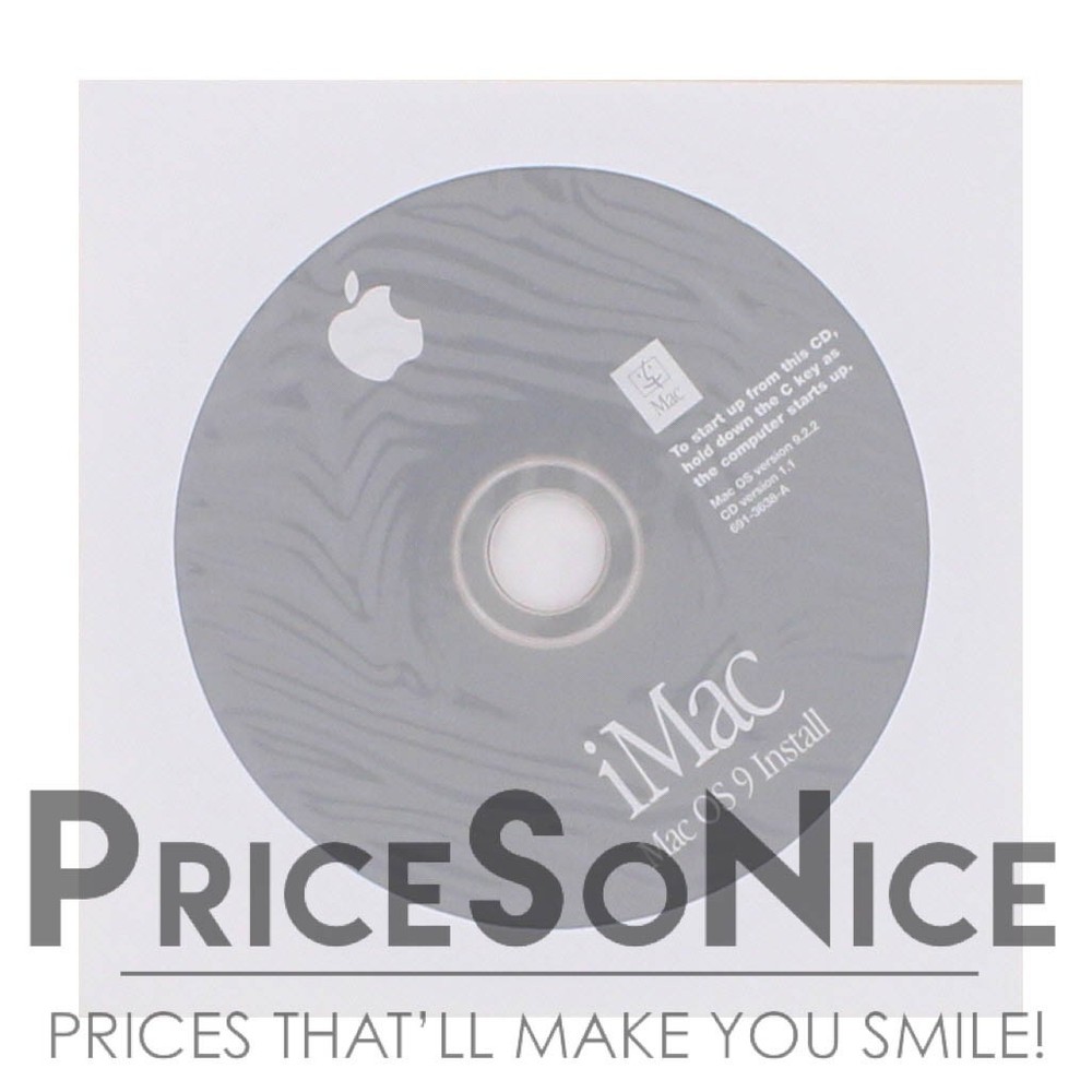 Apple iMac Mac OS 9.2.2 Install Disc – Original Software CD for Classic Macs