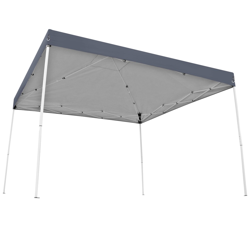 10 x 10ft Foldable Pop up Canopy Party Tent Pre-Assembled Height Adjustable Grey