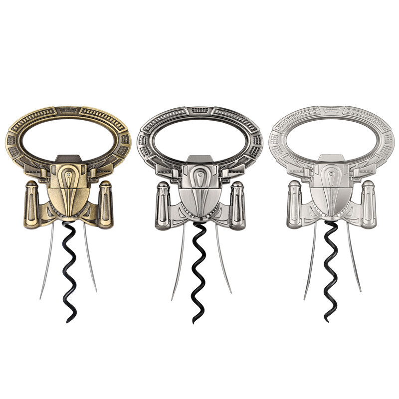 Multifunction Two-Prong Cork Puller Remover Ah-So Old Wine Opener Beer Corkscrew