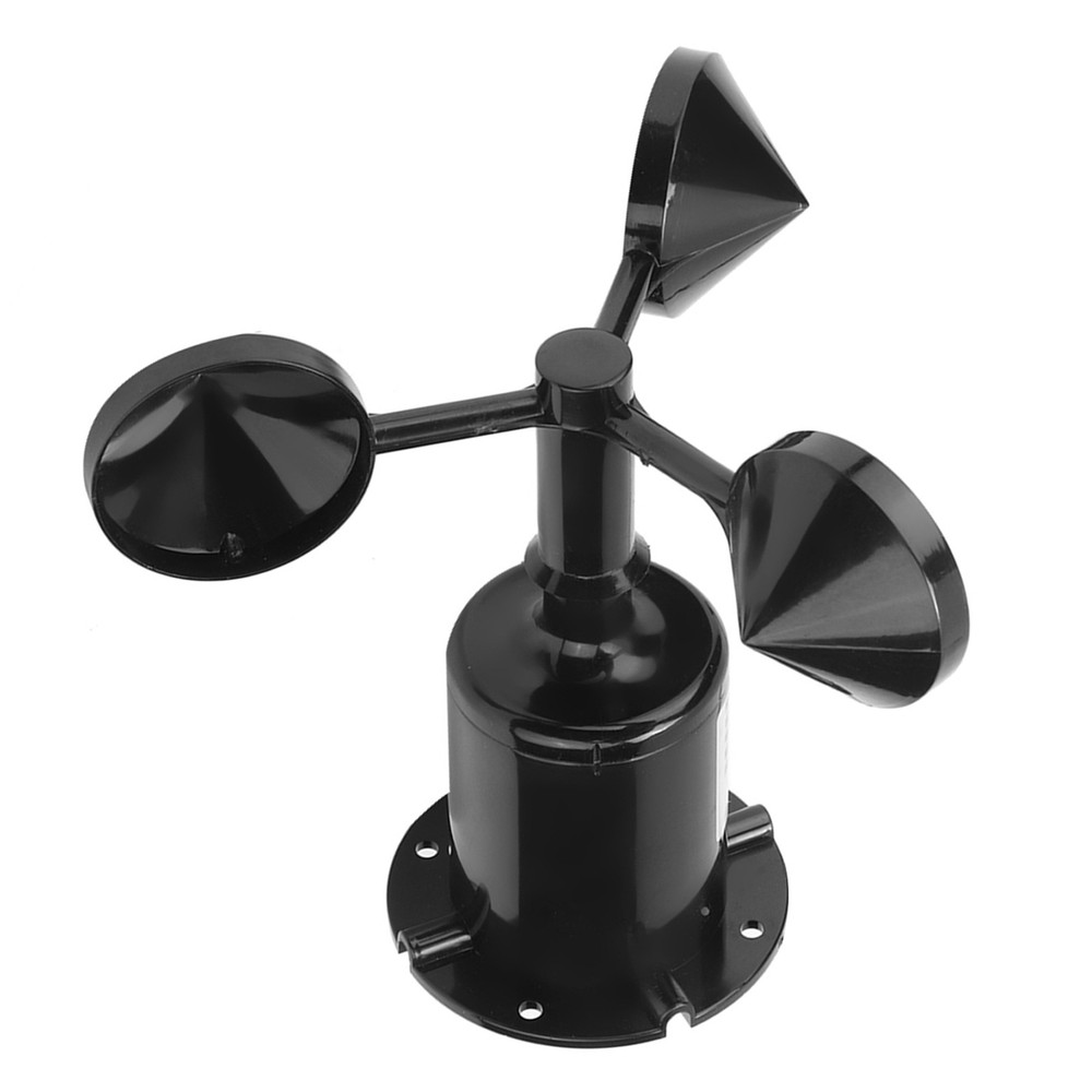 Environment Anemometer Output Pulse Type Three Cups Wind Speed Sensor