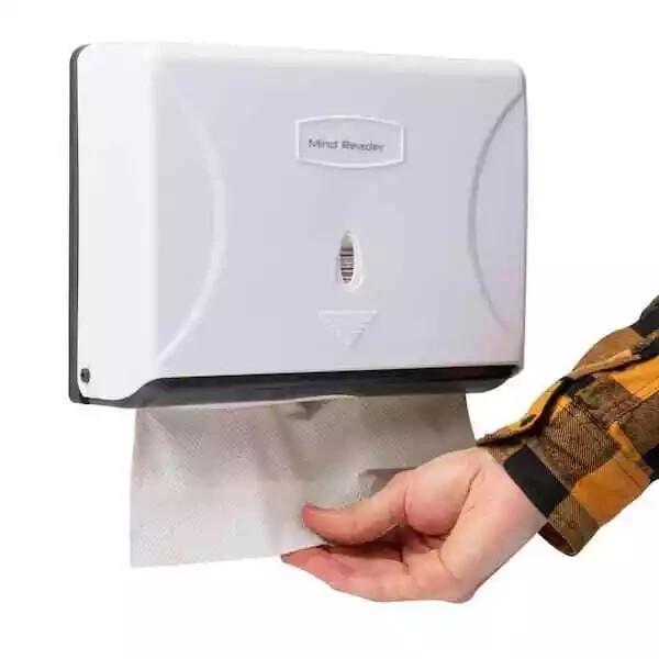 Wall Mounted Multi-Fold Paper Towel Dispenser, White
