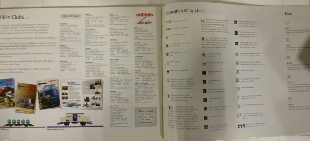 Marklin New Items for 2002 Catalog