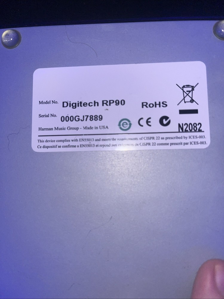 Digitech RP90V Modeling Guitar Processor Multi-Effect Guitar Pedal