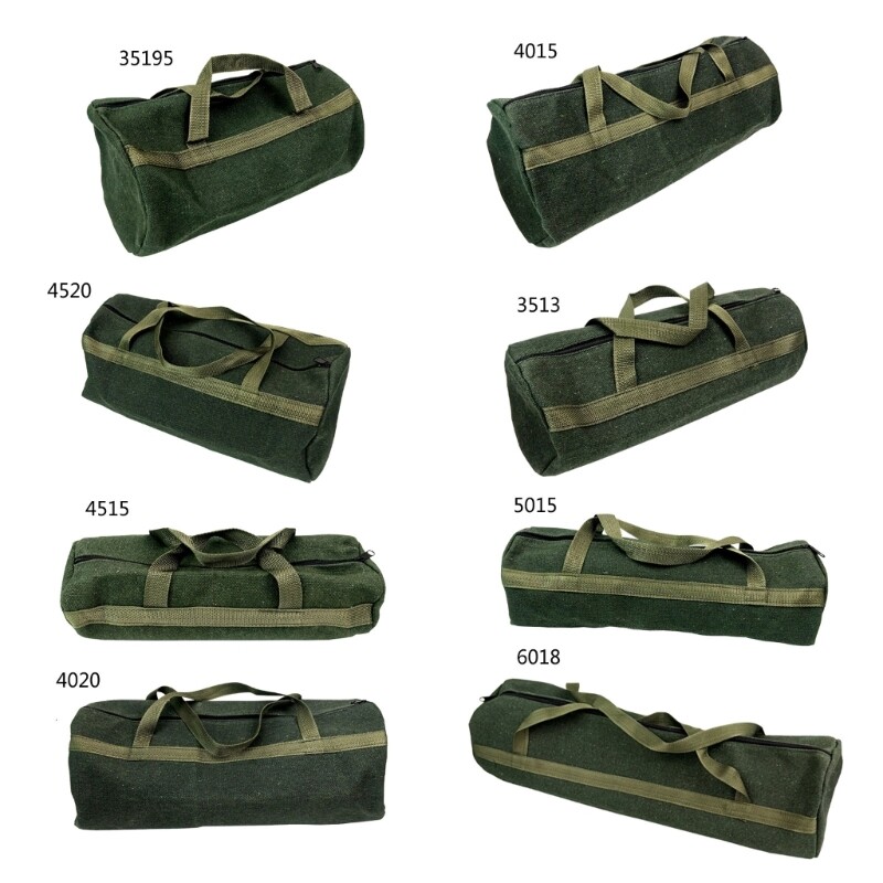Large Capacity Tool Storage Bag Canvas Tool Bag Toolkit Organizers with Handle
