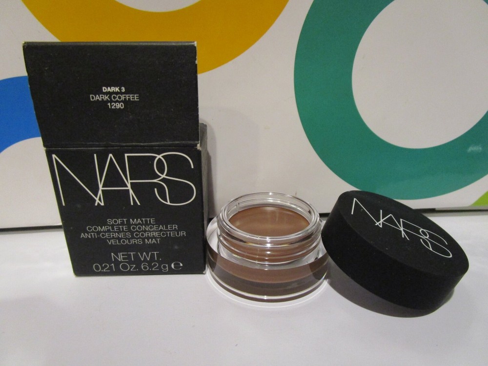 NARS ~ SOFT MATTE COMPLETE CONCEALER ~ DARK # 3 DARK COFFEE ~ 0.21 OZ BOXED