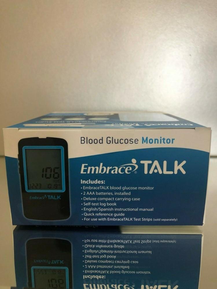 Embrace No-Code Talking Blood Glucose Meter System. 25% OFF.