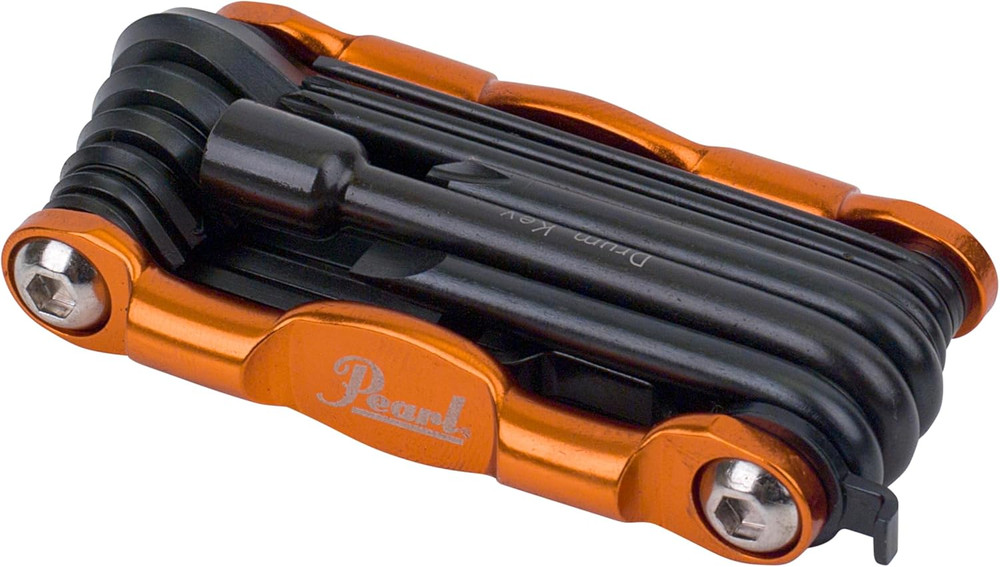 Tech Tool Combination Drum Key and Drum Set Multi-Tool with Five Screwdrivers, S