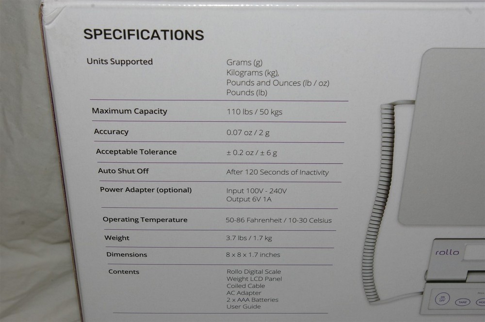 Rollo Digital Shipping Scale