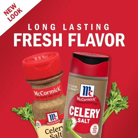 New MCCORMICK CELERY SALT, 4 OZ, New, Sealed Container