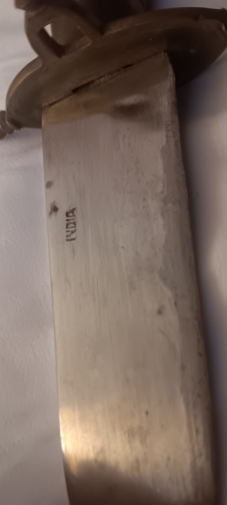 antique indian fork and knife